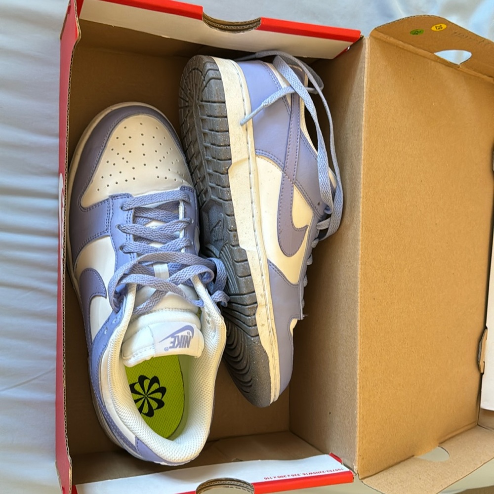 Nike Dunks Lilac. Only been worn twice, selling because I just don’t wear.